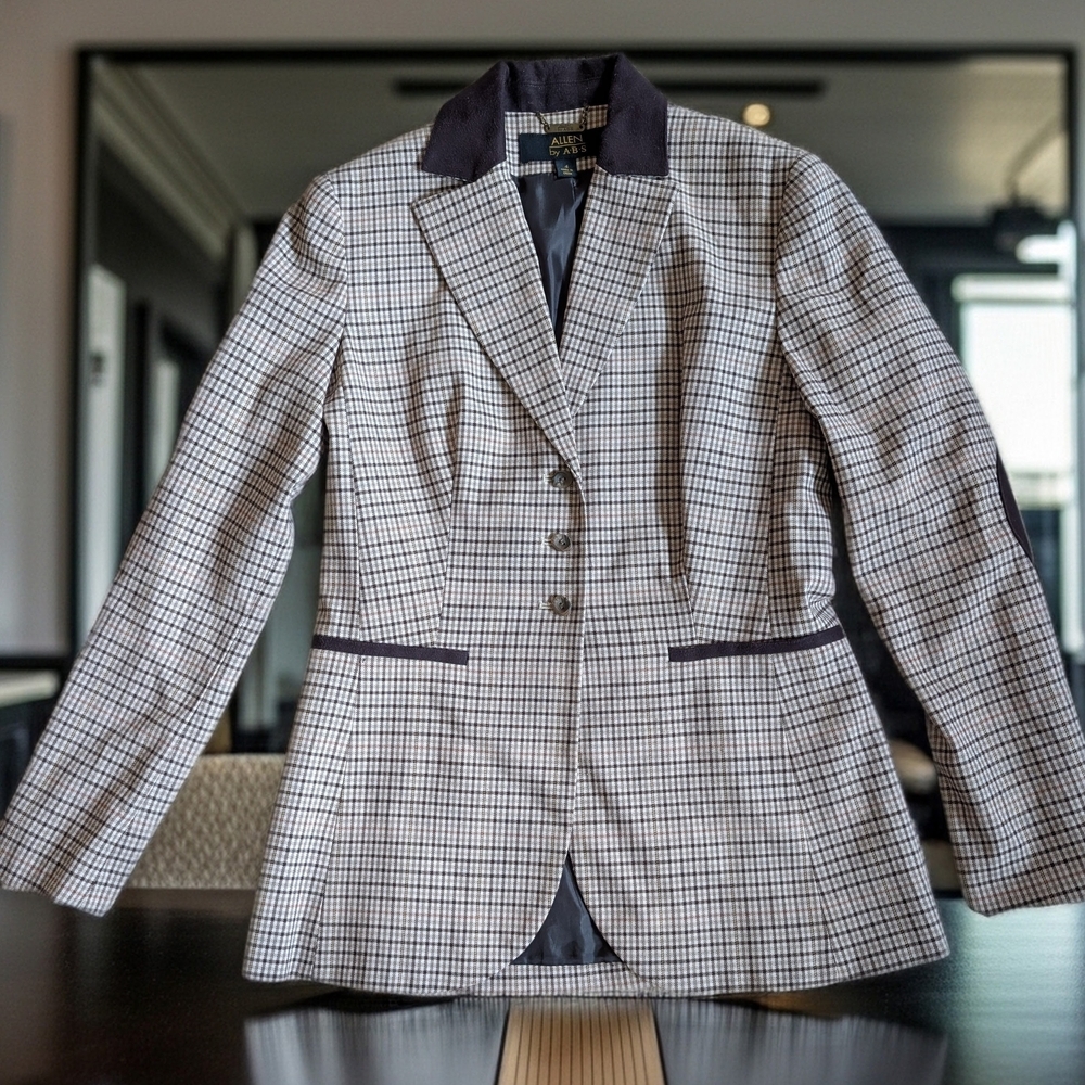 Size 4 Plaid blazer Allen by A.B.S.. 